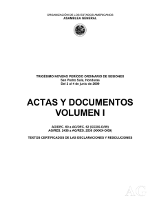 OEA :: Secretaría de Asuntos Jurídicos (SAJ) :: Resoluciones AG