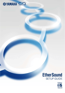 EtherSound Setup Guide v1.0