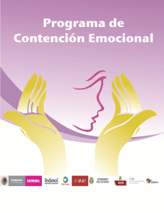Programa de Contención Emocional Grupal e Individual para el