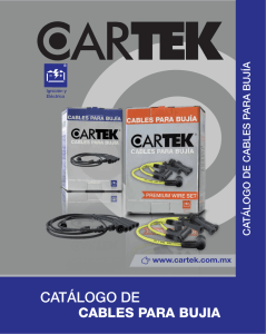 Catálogo Cables para Bujías CARTEK