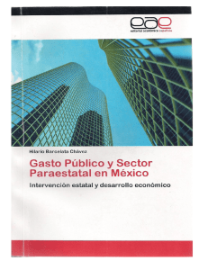 Gasto Público y sector paraestatal en México