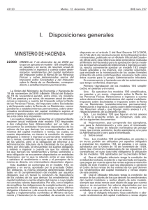 Orden de 7-12-2000, que aprueba el mod. 193 simplificado, en ptas