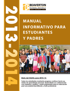 manual informativo para estudiantes y padres