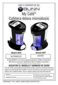 My Café® Cafetera-tetera monodosis