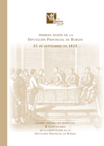 Facsímil Acta 1813 - Diputación de Burgos