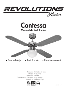 Contessa - Hunter Fan