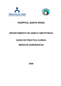 ministerio de salud - Hospital Santa Rosa