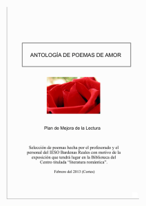 antología de poemas de amor - IESO "Bardenas Reales" de Cortes