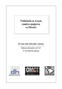 Violencia de Estado contra mujeres en México, El caso de San