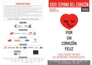 Programa Semana del Corazón MADRID 2016 (FEC-114)