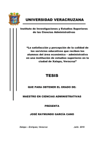 capítulo i - Repositorio Institucional de la Universidad Veracruzana