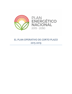 EL PLAN OPERATIVO DE CORTO PLAZO 2015-2019