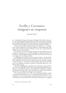 Ercilla y Cervantes: imágenes en suspenso. - Gobierno