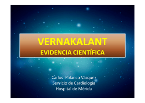 vernakalant - Cardiología Mérida