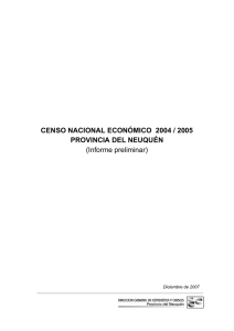 Censo Nacional Económico 2004-2005