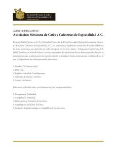 Asociación Mexicana de Cafés y Cafeterías de Especialidad A.C.
