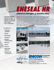 eneseal hr - ENECON Corporation