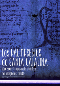 Los palimpsestos del Monasterio de Santa Catalina