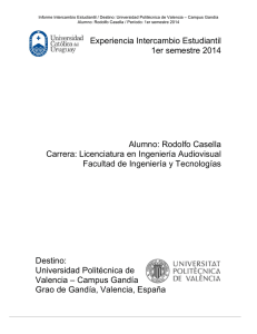 Rodolfo Casella Carrera: Licenciatura en Ingeniería Audiovisual