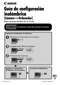Registro del dispositivo de destino con la c&aacute;mara