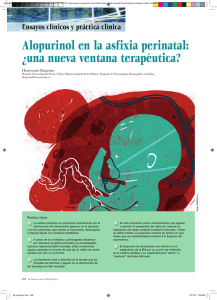 Alopurinol en la asfixia perinatal