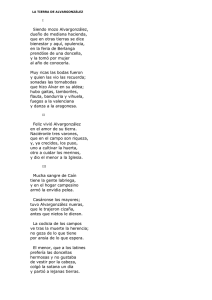 Poema La Tierra de Alvargonzález