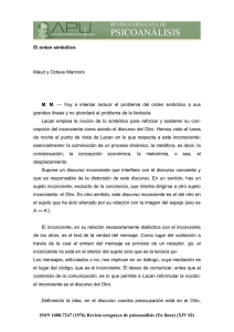 psicoanálisis - Asociación Psicoanalítica del Uruguay