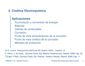 5. Cinética Electroquímica Aplicaciones - Quimica