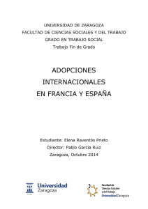 ADOPCIONES INTERNACIONALES EN FRANCIA Y ESPAÑA