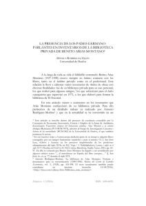 la presencia de los países germano- parlantes en inventarios de la