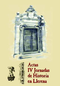 Actas IV Jornadas Primeras - Sociedad Extremeña de Historia