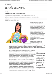 Problemas con la autoestima | El País Semanal | EL PAÍS