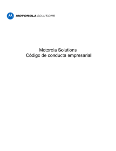 Codigo de Conducta - Motorola Solutions