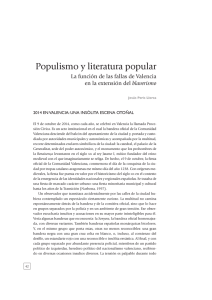 Populismo y literatura popular - Roderic
