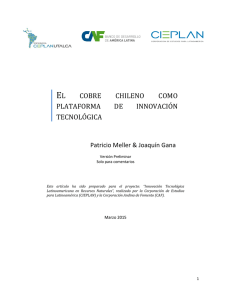 el cobre chileno como plataforma de innovación