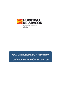 plan diferencial de promocion turistica de aragon 2012-2015