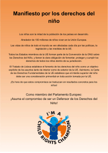 Manifiesto Europeo de los Derechos del Niño