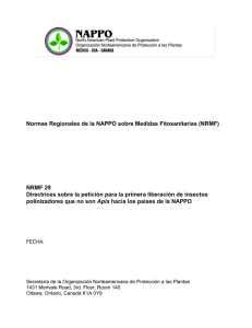 Normas Regionales de la NAPPO sobre Medidas Fitosanitarias