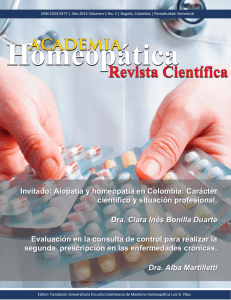Revista Academia Homeopatica No. 2