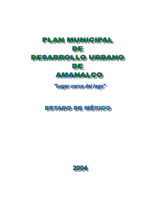 Plan Municipal - Secretaría de Desarrollo Urbano y Metropolitano