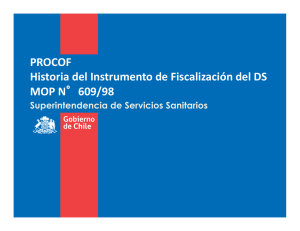PROCOF Historia del Instrumento de Fiscalización del DS MOP N