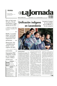 Unificación indígena en Lacandonia