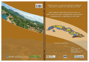 Projeto de Apoio à Declaração do Patrimônio Geológico e