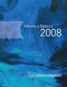 Informe y Balance 2008