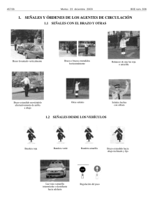 Imágenes del Anexo I, de las distintas señales de circulación
