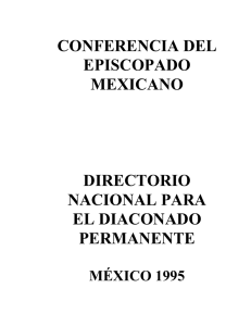 conferencia del episcopado mexicano directorio nacional para el