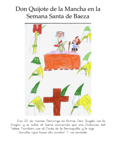 Don Quijote de la Mancha en la Semana Santa de Baeza