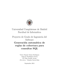 Universidad Complutense de Madrid Facultad de Informática