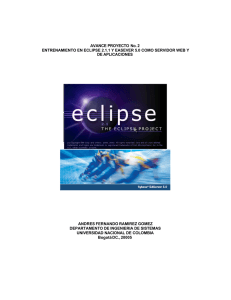 Eclipse-EAServer - Departamento de Ingeniería de Sistemas e