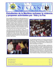 Febrero - Universidad Marítima del Caribe